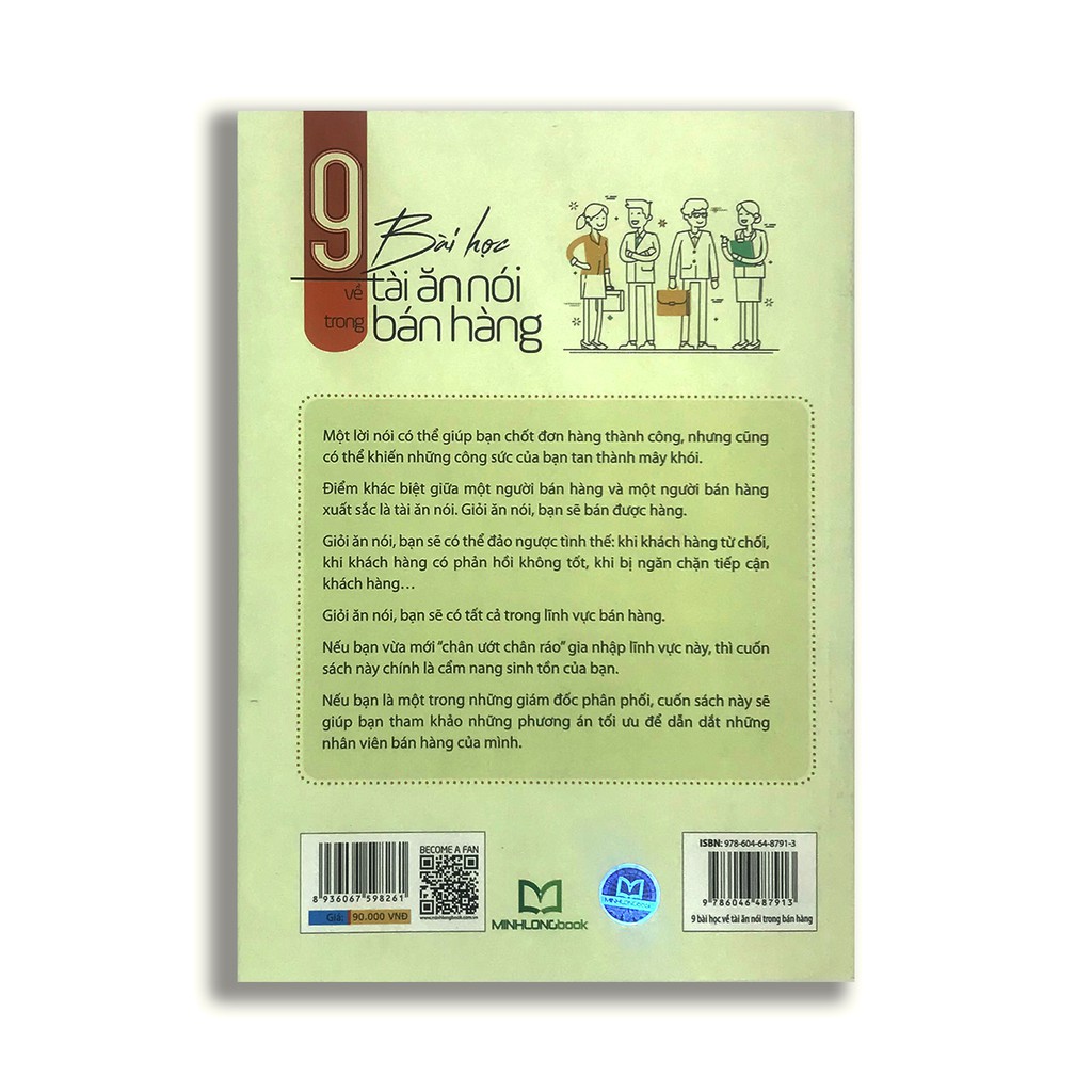 Sách 9 Bài học về tài ăn nói trong bán hàng | BigBuy360 - bigbuy360.vn