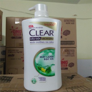 Dầu gội Clear bạc hà 900g | BigBuy360 - bigbuy360.vn
