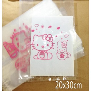 Túi kiếng trong in hình kitty cute ; 55k / 500gr túi