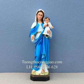 Tượng Đức Mẹ Mân Côi 50cm composite