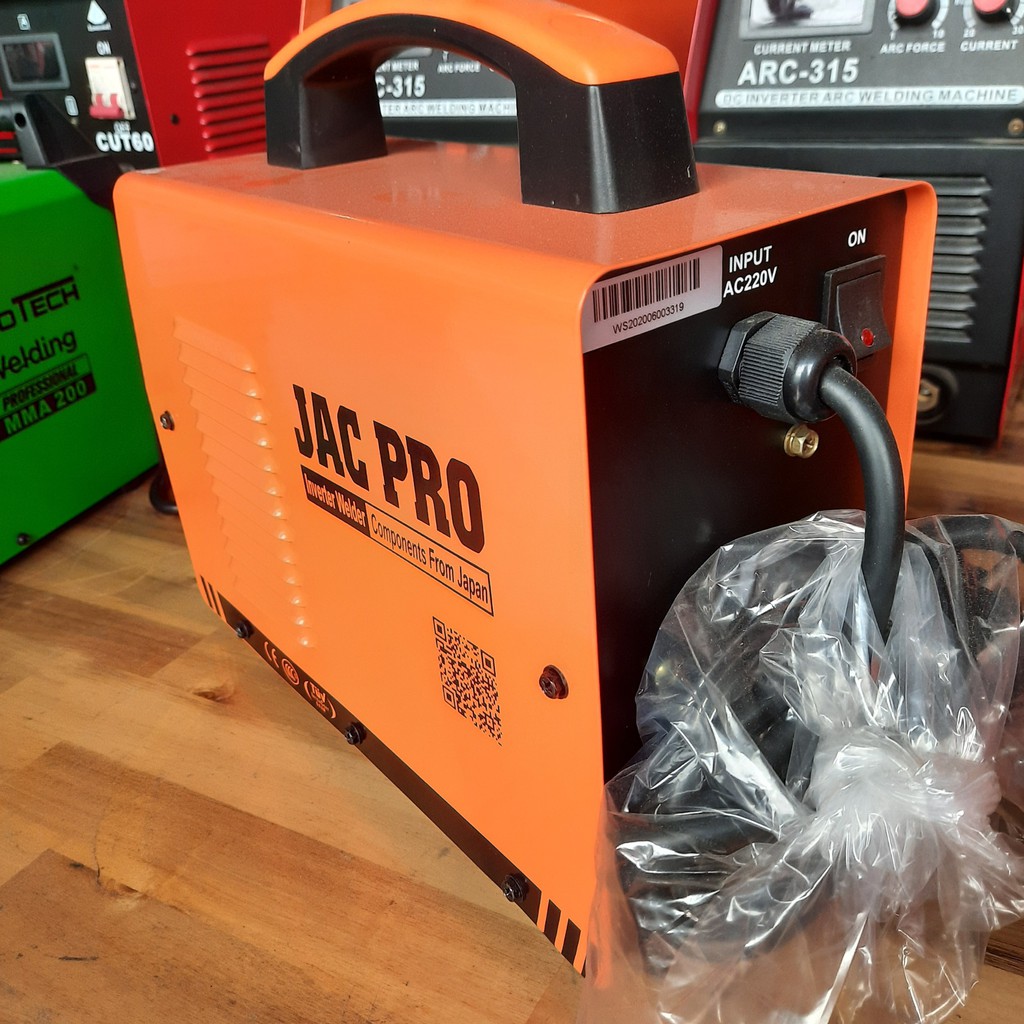 máy hàn điển tử JAC PRO arc 200S inverter tiết kiệm điện