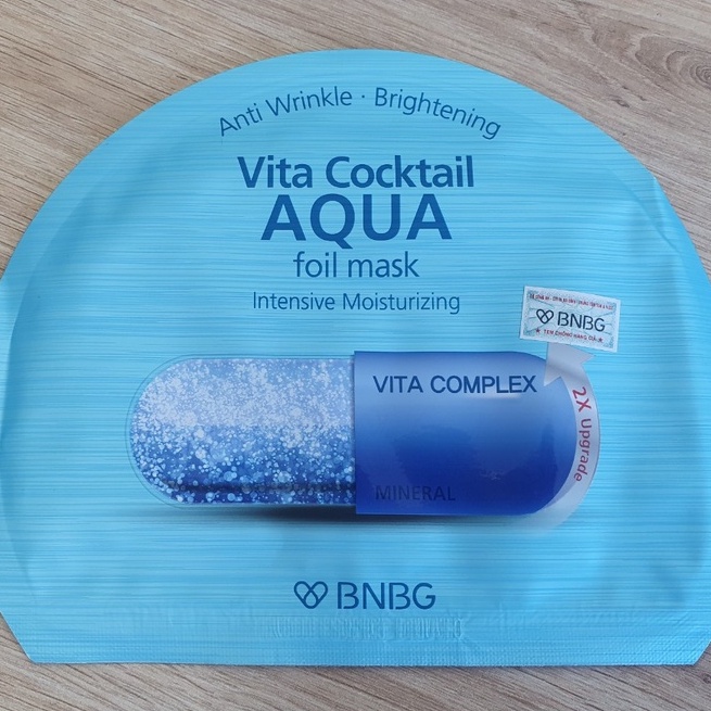Mặt nạ giấy BNBG Vita Cocktail Foil Mask 30ml (Brightening /Aqua /Age ) - dưỡng da hiệu quả