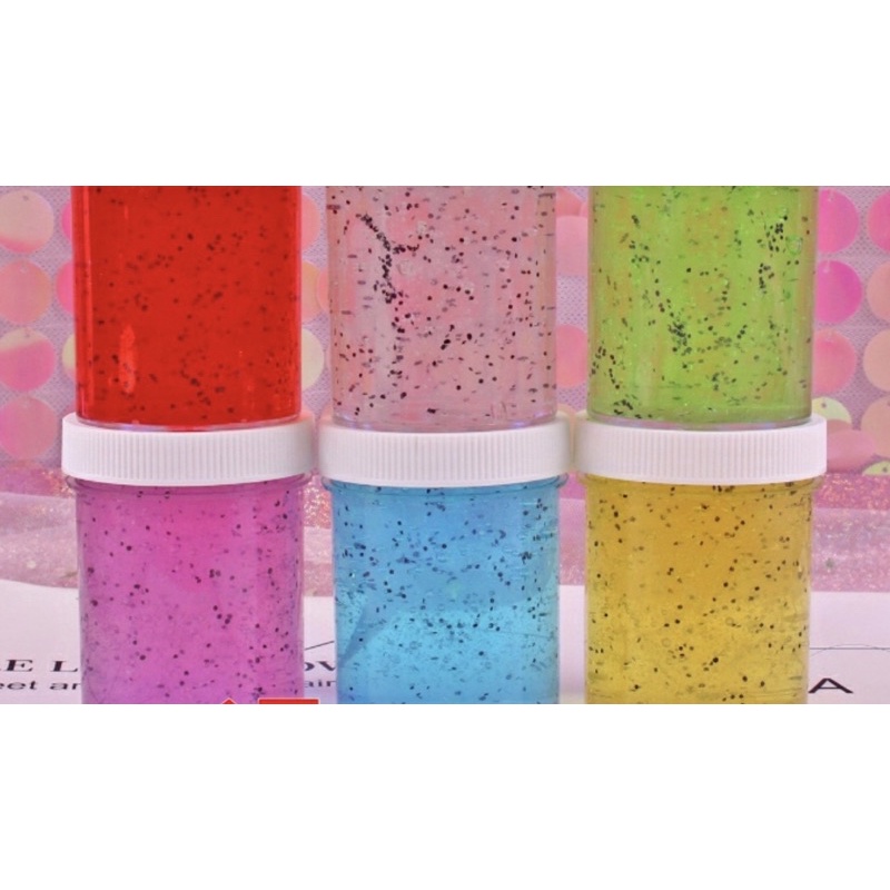 Slime Trong Nước Ép Kiwi + Quà Tặng Kim Tuyến, Borax, Xốp