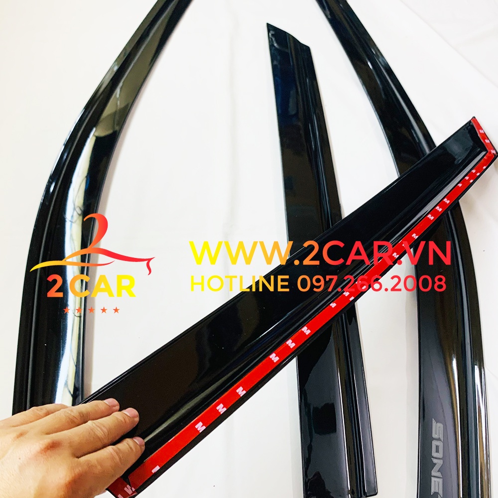 Vè che mưa xe KIA SONET 2021- 2022 nhựa đen dày cao cấp
