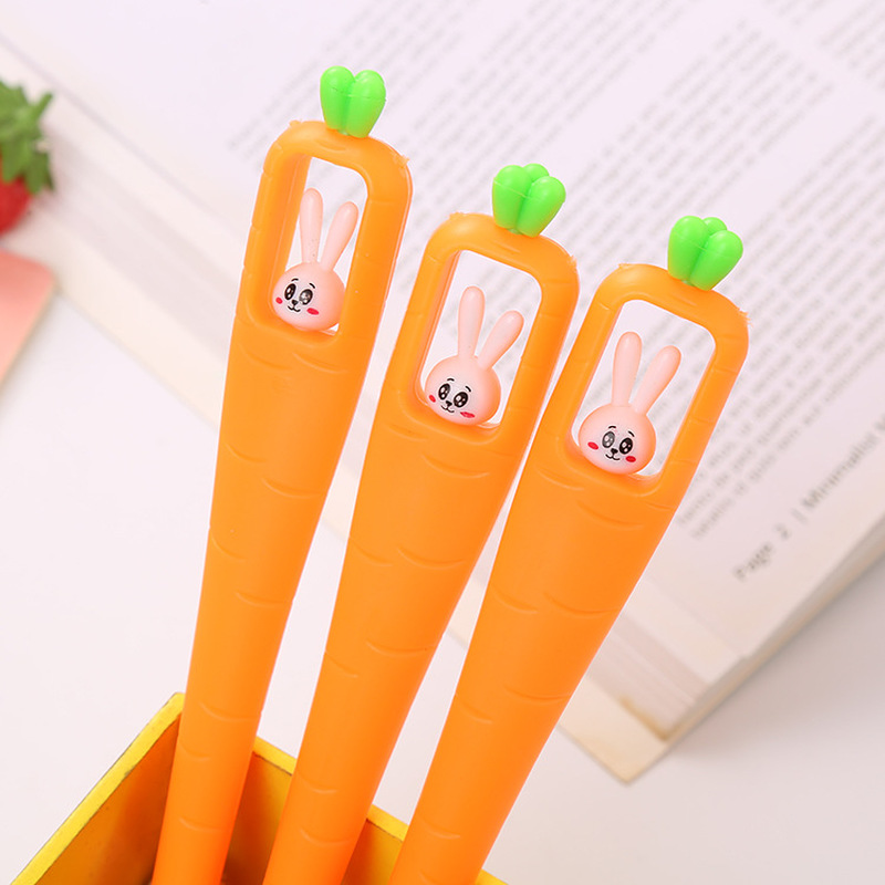 1 Chiếc Bút Bi Hình Cà Rốt Dễ Thương