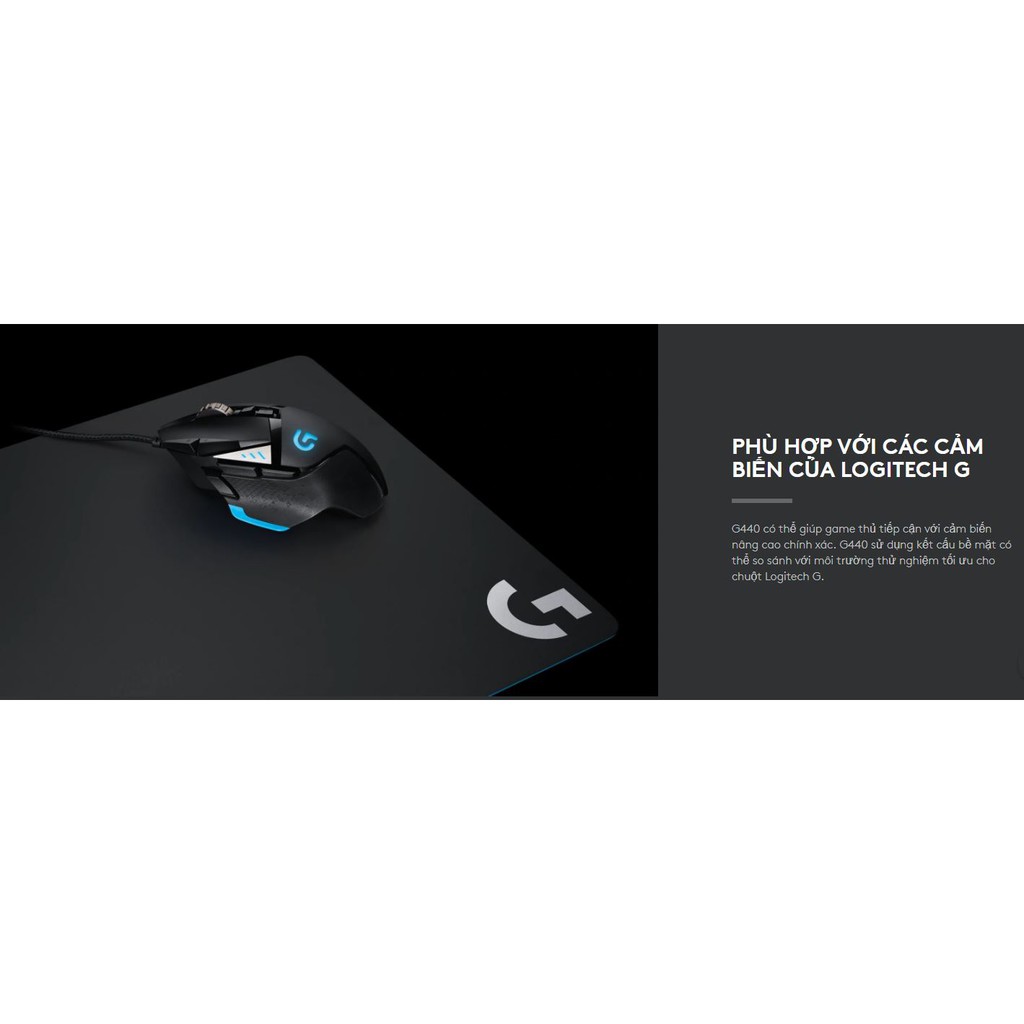 Bàn di chuột chơi Game bề mặt cứng Logitech G440