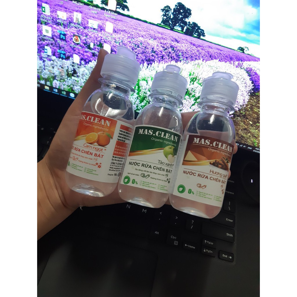 Nước rửa chén hữu cơ GreenHome chai 100ml