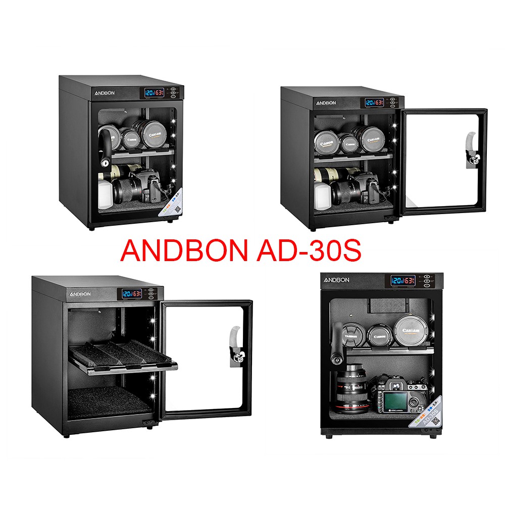 TỦ CHỐNG ẨM ANDBON 30 LÍT, AD-30S