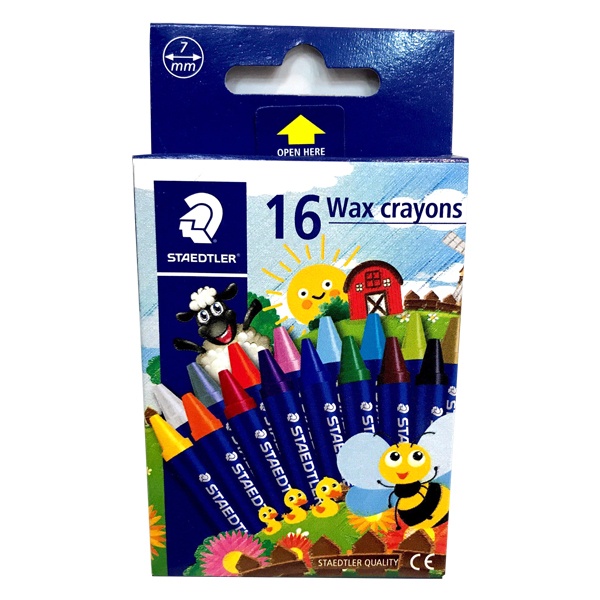 Bút sáp màu Staedtler 2200 - Wax crayons. Sản phẩm được sản xuất từ vật liệu chất lượng cao, không chứa các chất độc hại