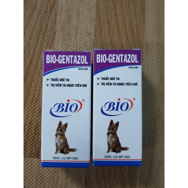 [Mã PET50K giảm Giảm 10% - Tối đa 50K đơn từ 250K] Thuốc Nhỏ Tai chó mèo Gentazol Bio 10ml