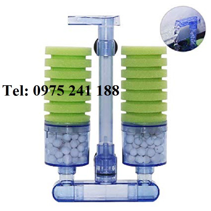 Lọc bể cá XY-2882 đã bao gồm cả hộp lọc, bông lọc, sứ lọc, sản phẩm đạt giải thiết kế độc đáo