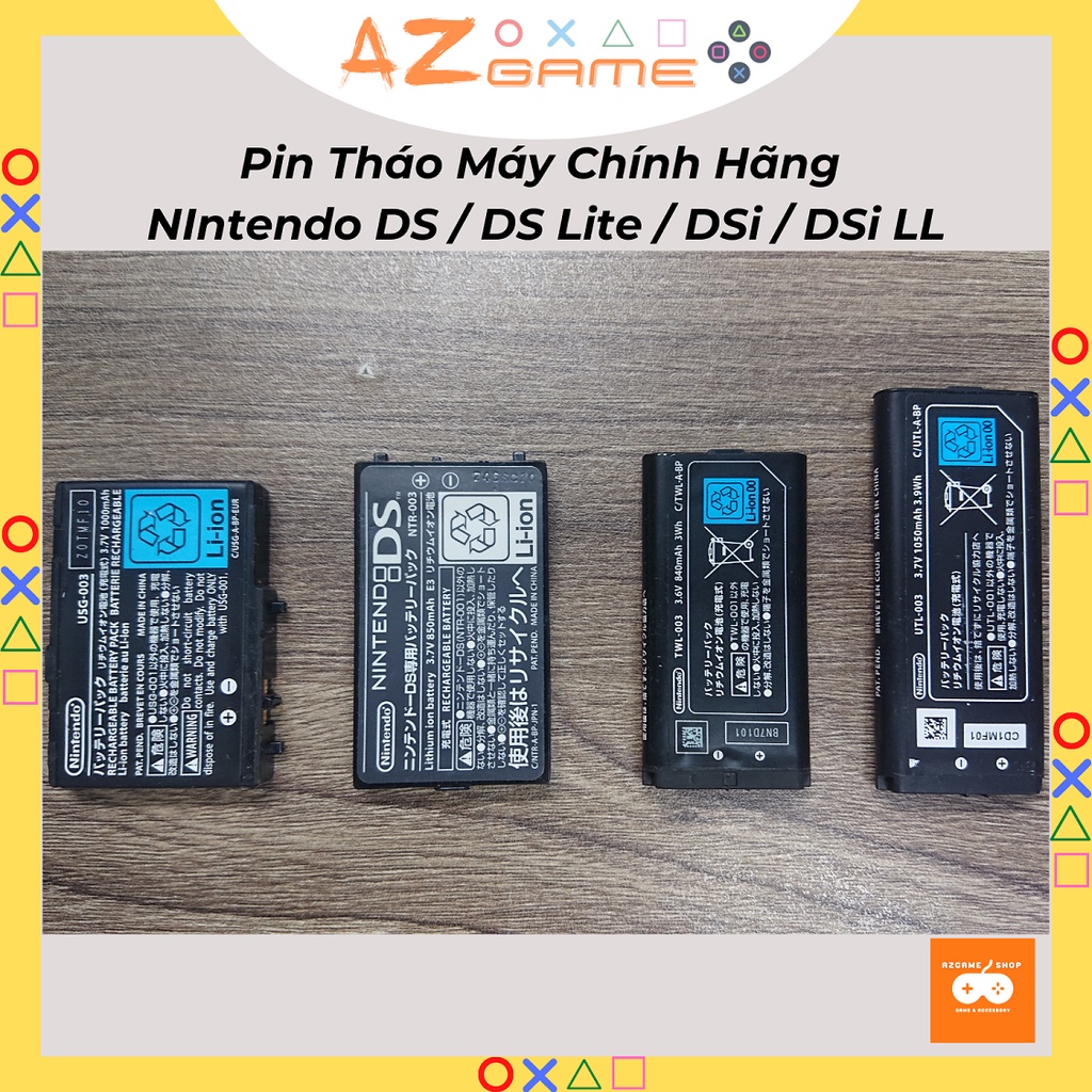 Pin Tháo Máy Cho Nintendo DS / DS Lite / DSi / DSi LL Chính Hãng