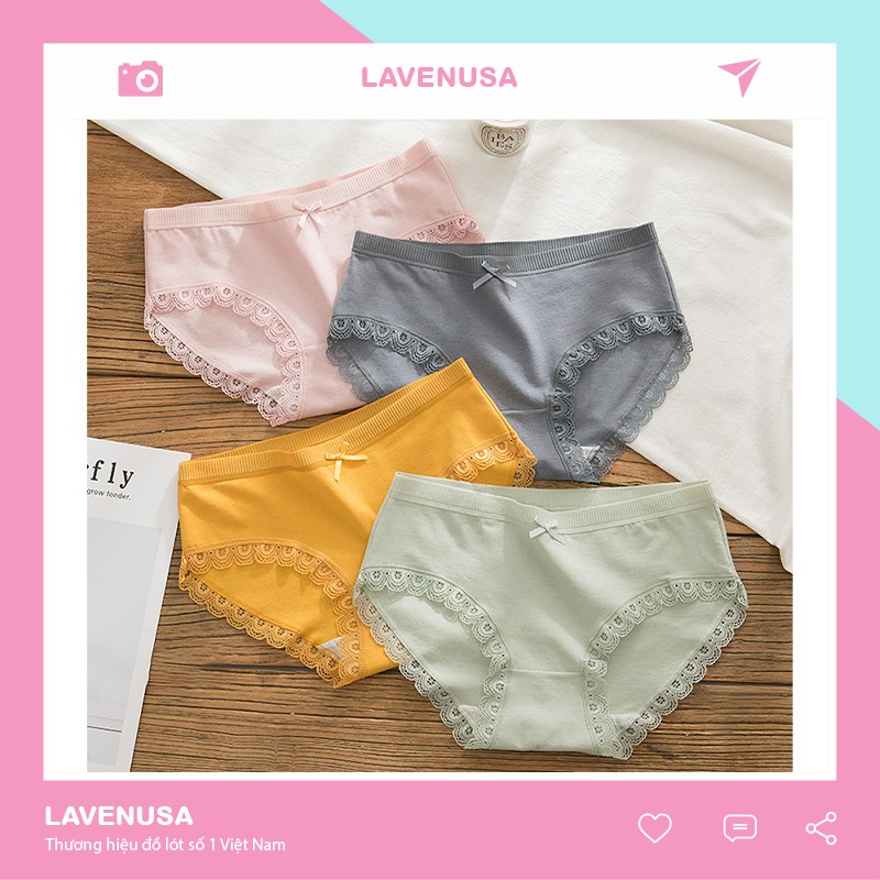 Quần lót nữ cotton cao cấp co giãn 4 chiều thoáng khí QL53