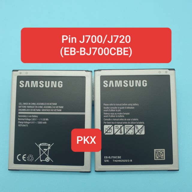 Pin Samsung J7 (2015)J700/J720 (EB-BJ700CBE) Chính Hãng