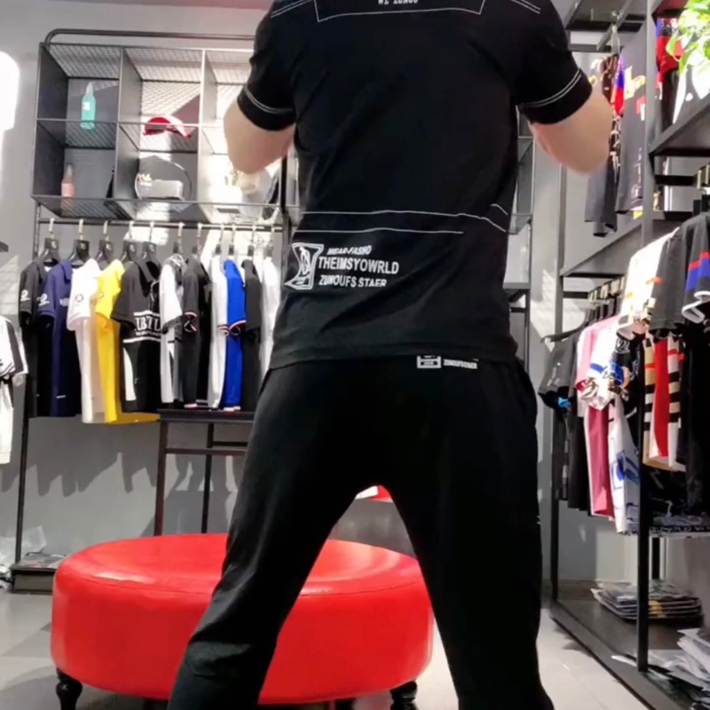 Bộ thể thao nam,quần áo thể thao nam in hình xe đạp