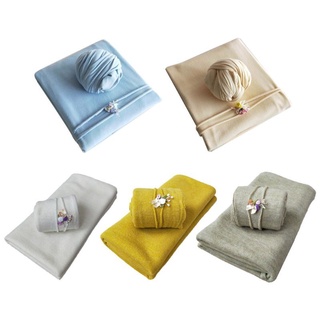 Set 2 chăn lông phụ kiện chụp hình cho bé