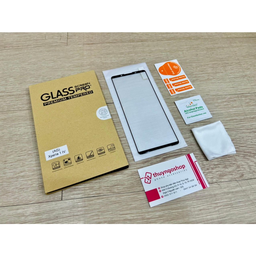 Kính cường lực full màn hình Sony Xperia 1 IV - Xperia 5 IV - Xperia 10 IV