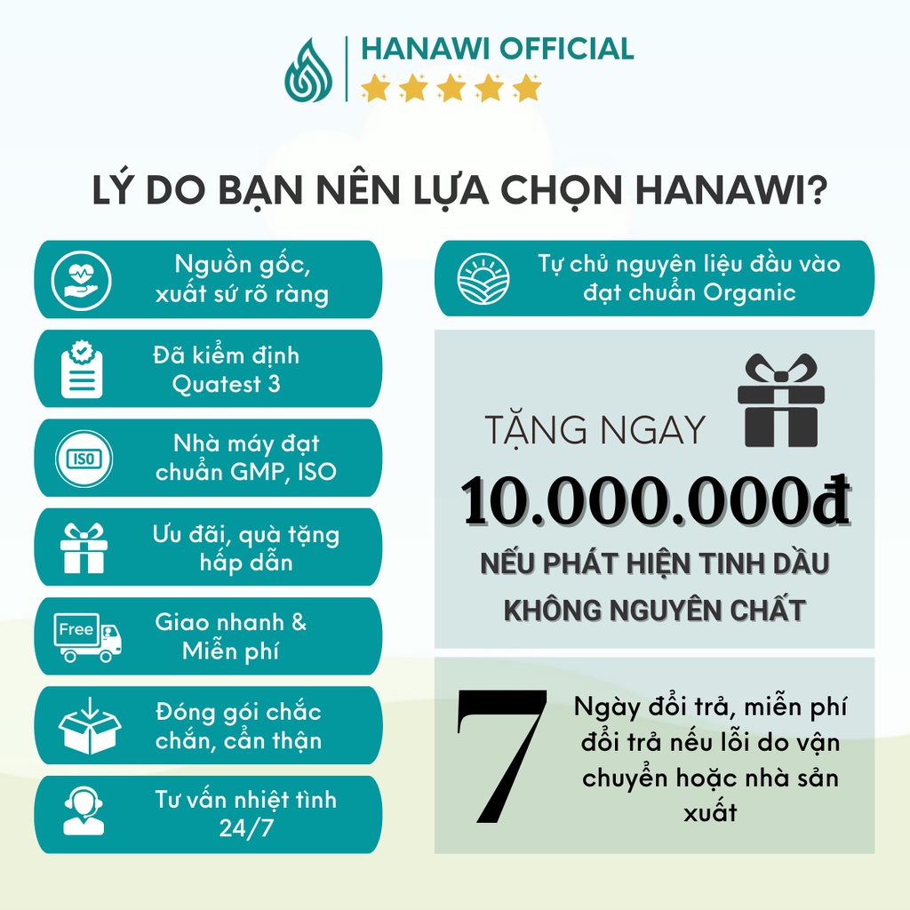 Dầu dừa ép lạnh Hanawi không màu, không mùi, thấm nhanh | Dưỡng tóc, dưỡng da, giảm béo, dưỡng môi