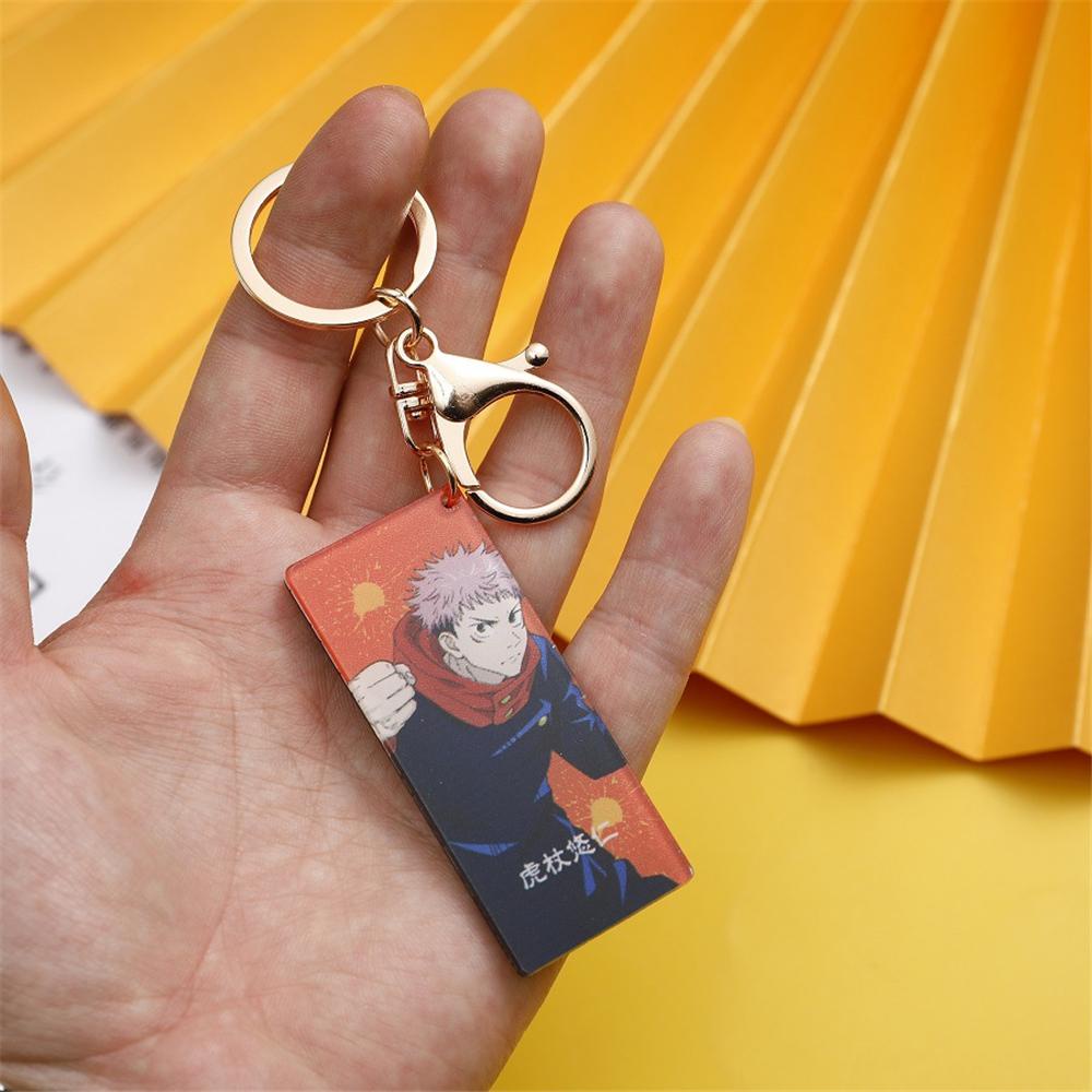 Móc Chìa Khóa Xe Hơi Bằng Acrylic Hình Anime NICKOLAS Jujutsu Kaisen Gojou Satoru