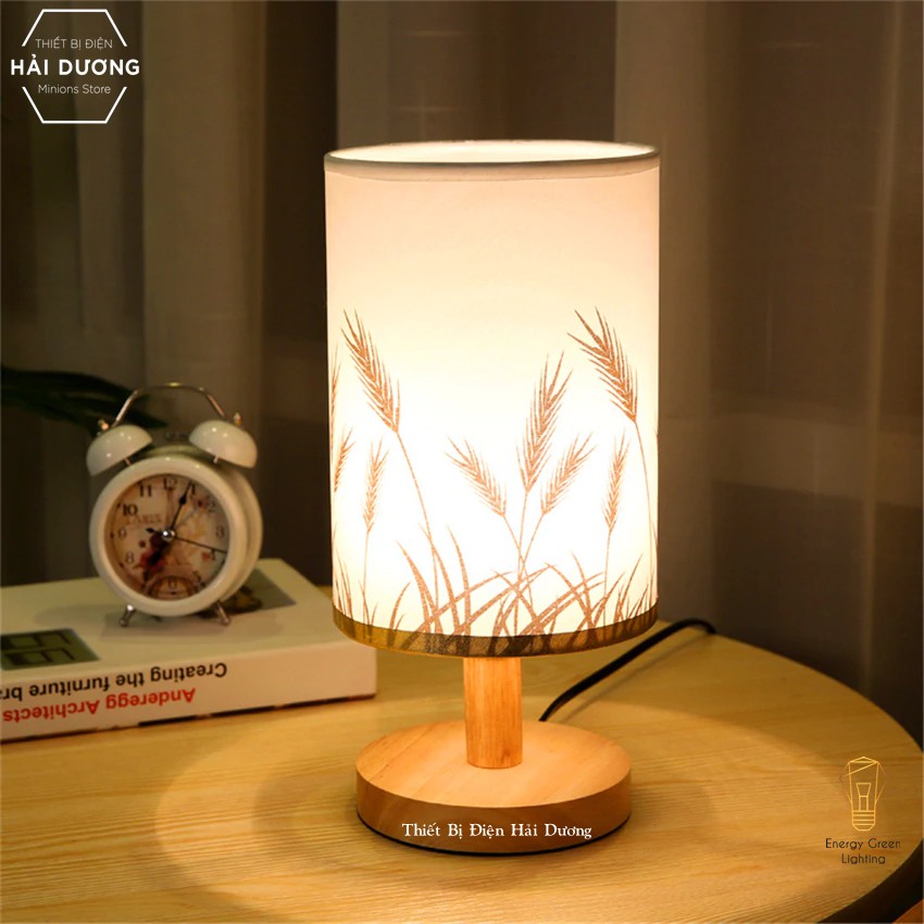 Đèn Bàn Trang Trí Kiểu Dáng Hiện Đại Thân Gỗ DB-616 - 25 phong cách khác nhau cho quý khách chọn - Bao gồm bóng đèn