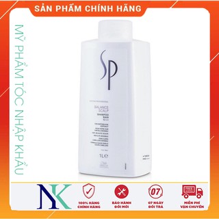 Dầu gội sp wella chống rụng & cân bằng độ ẩm da đầu 1000ml