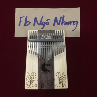 (Có video test) Đàn Kalimba Yael 17 phím gỗ Thông (Cỏ ba lá)