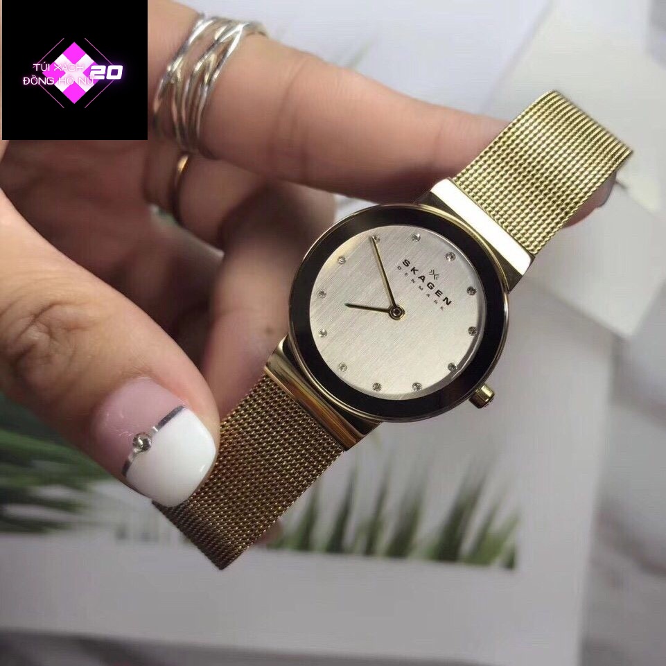 Đồng Hồ Skagen Nữ SK 358SGGD/ SK 358SSSD