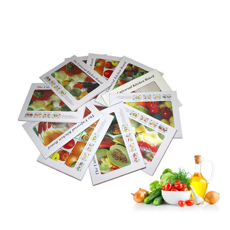 Thớt Kính Cường Lực In Hoạ Tiết 3D THE UNIVERSAL An Toàn, Bền, Đẹp kích thước 25*35cm | BigBuy360 - bigbuy360.vn
