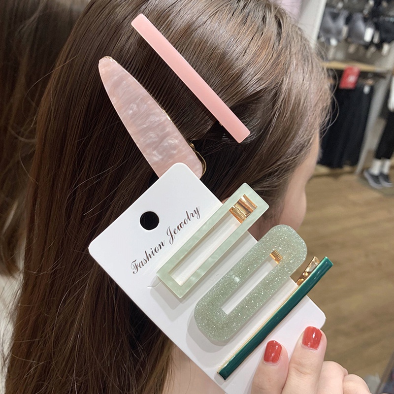 Kẹp Tóc Thiết Kế Đơn Giản Dễ Thương Phong Cách Nhật Bản Dành Cho Nữ