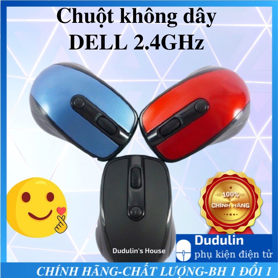 Chuột không dây Dell pin trâu, dùng bền