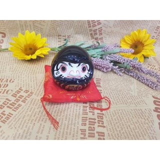 Búp bê Daruma 8cm gốm phủ sứ