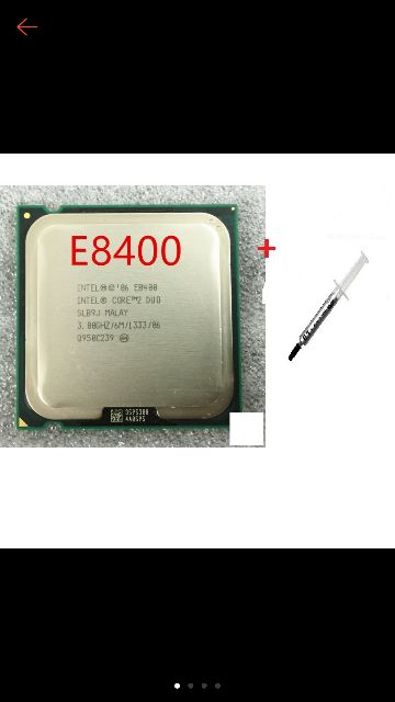 Cpu Core 2 Duo E8400 Bộ Vi Xử Lý 3.0 Ghz + típ tản nhiệt