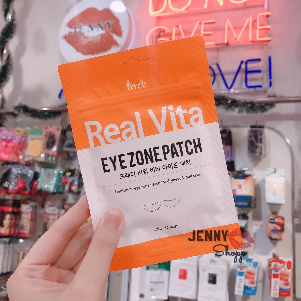 Mặt Nạ Đắp Mắt Prreti Real Vita Eye Zone Patch