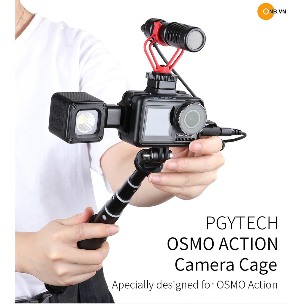 PGYTECH Cage DJI OSMO Action Camera - Khung bảo vệ