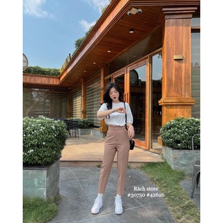 [RÁCH STORE] Quần tây - nút đôi bọc - chiết 1li
