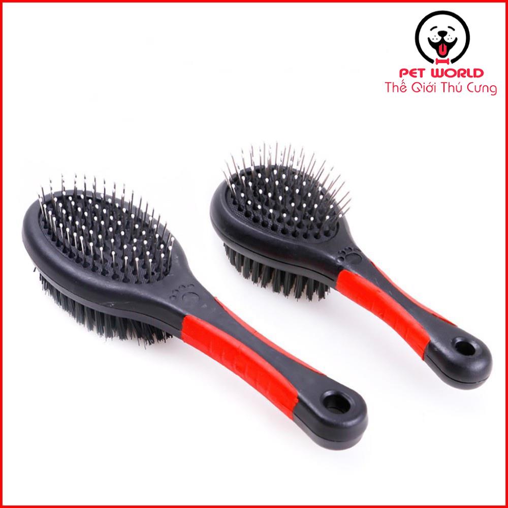 Lược chải lông hai mặt Chó Mèo