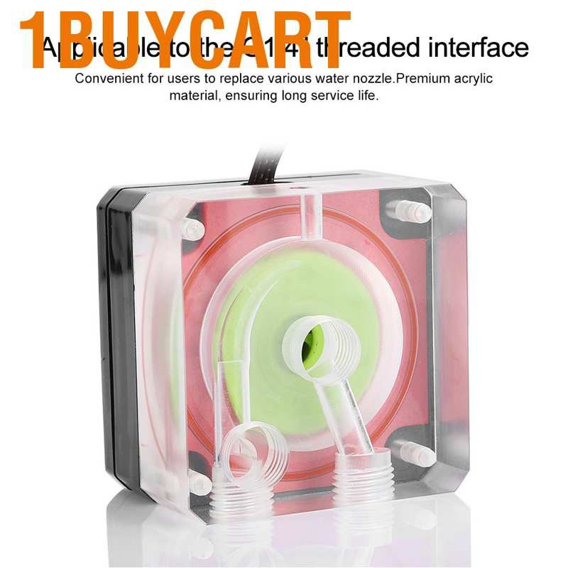 1 Bộ Bơm Làm Mát 12v 500l / H Ip54 G1 4 Cho Máy Tính