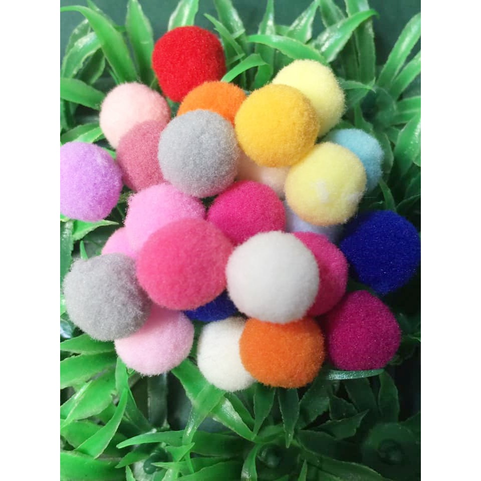 Pom pom - Set 50 viên 2cm