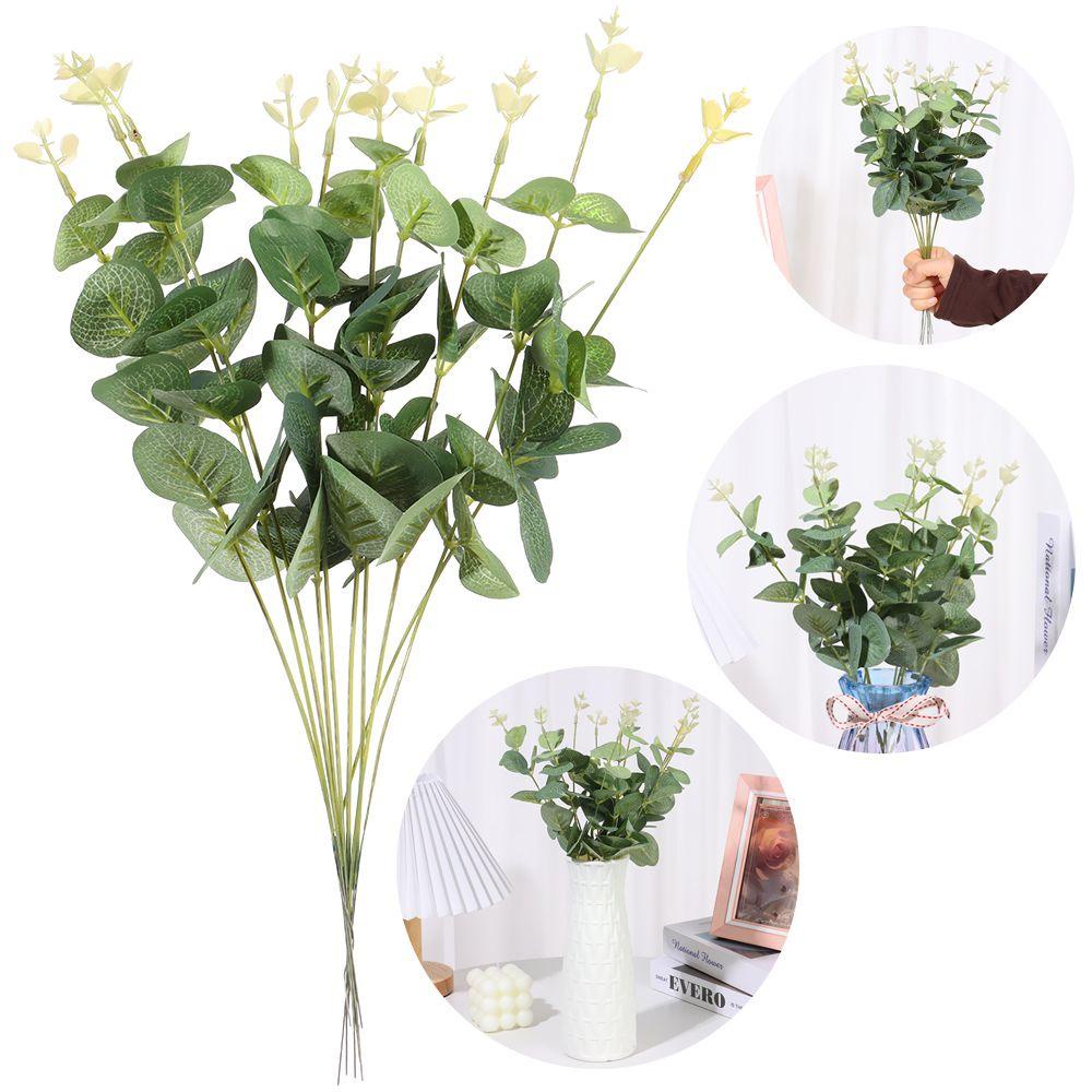 Set 10 Cành Khuynh Diệp Nhân Tạo Trang Trí Tiệc Cưới