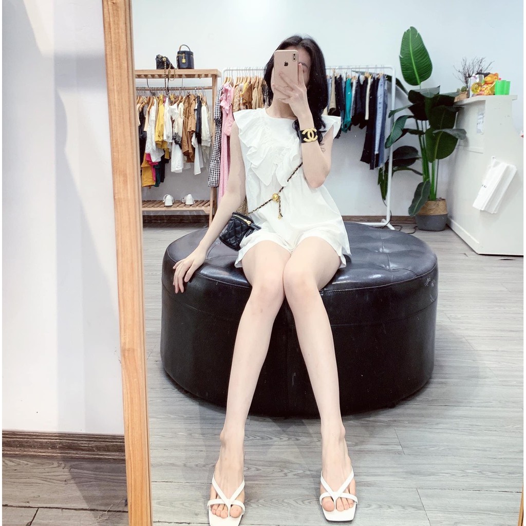 Set đồ nữ cá tính, set quần sóc áo quây đi chơi sang chảnh mùa hè đẹp 8A00080 | BigBuy360 - bigbuy360.vn