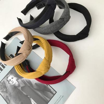 Băng Đô Cài Tóc Bản Rộng Màu Sắc Đơn Giản Phong Cách Hàn Quốc Chống Trượt Tiện Dụng