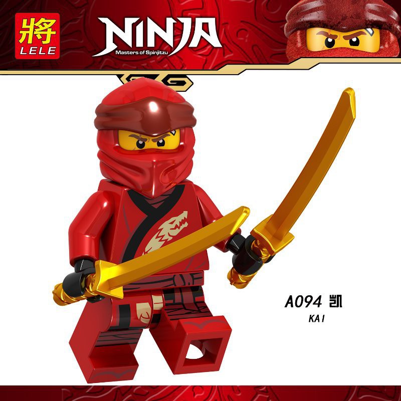 Minifigures Ninjago Các Nhân Vật Kai Lloyd Zane Jay Cold Mẫu Ra Mới Nhất Lele A090 A097