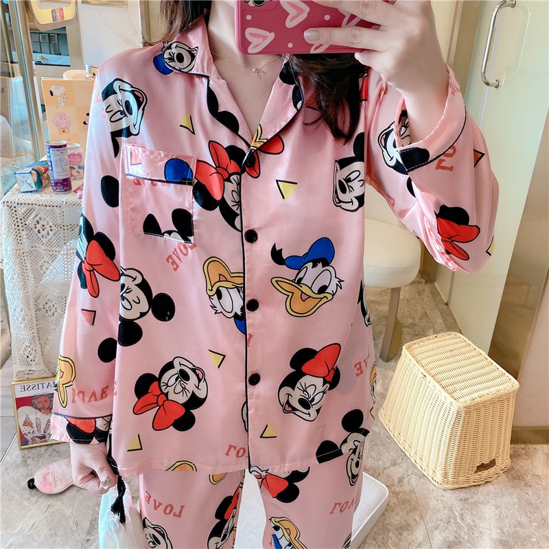 Set đồ ngủ bằng lụa satin dành cho nữ | BigBuy360 - bigbuy360.vn