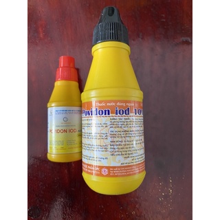 Cồn đỏ Povidon iod 10% rửa vết thương