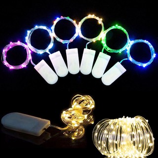 Đèn led đóm đóm pin sẵn nhiều màu