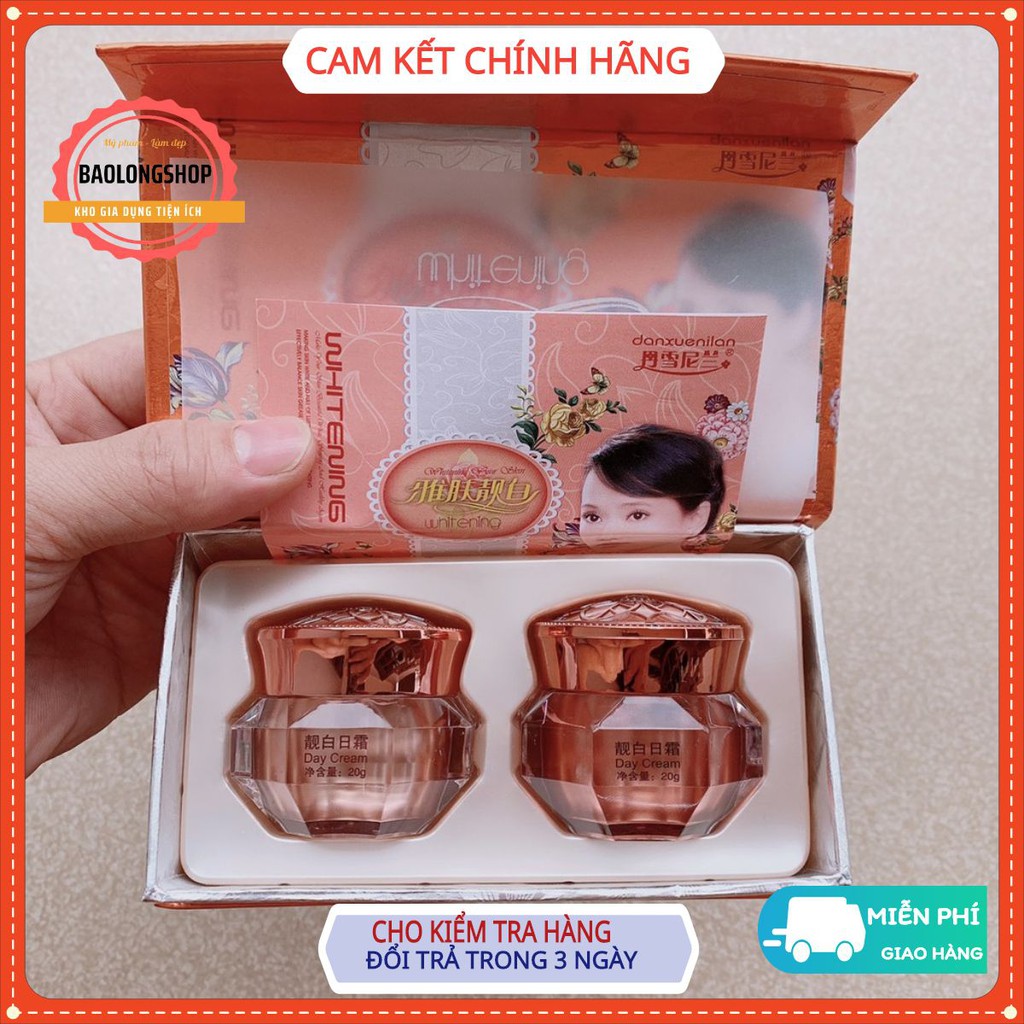 (freeship 2 lọ kem) bộ hoàng cung cam 2 món ngày và đêm