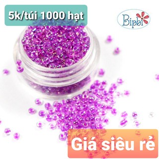 Gói 1000 hạt cườm 2mm siêu rẻ - tím