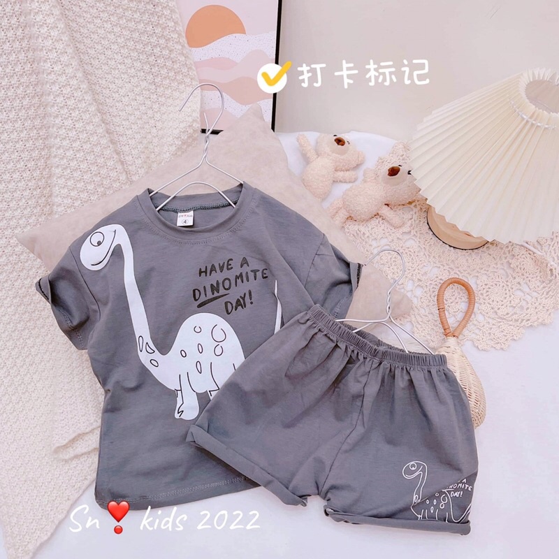 [ XẢ HÀNG] Quần áo bé trai hình KL siêu dễ thương chất cotton QC 4C cho bé