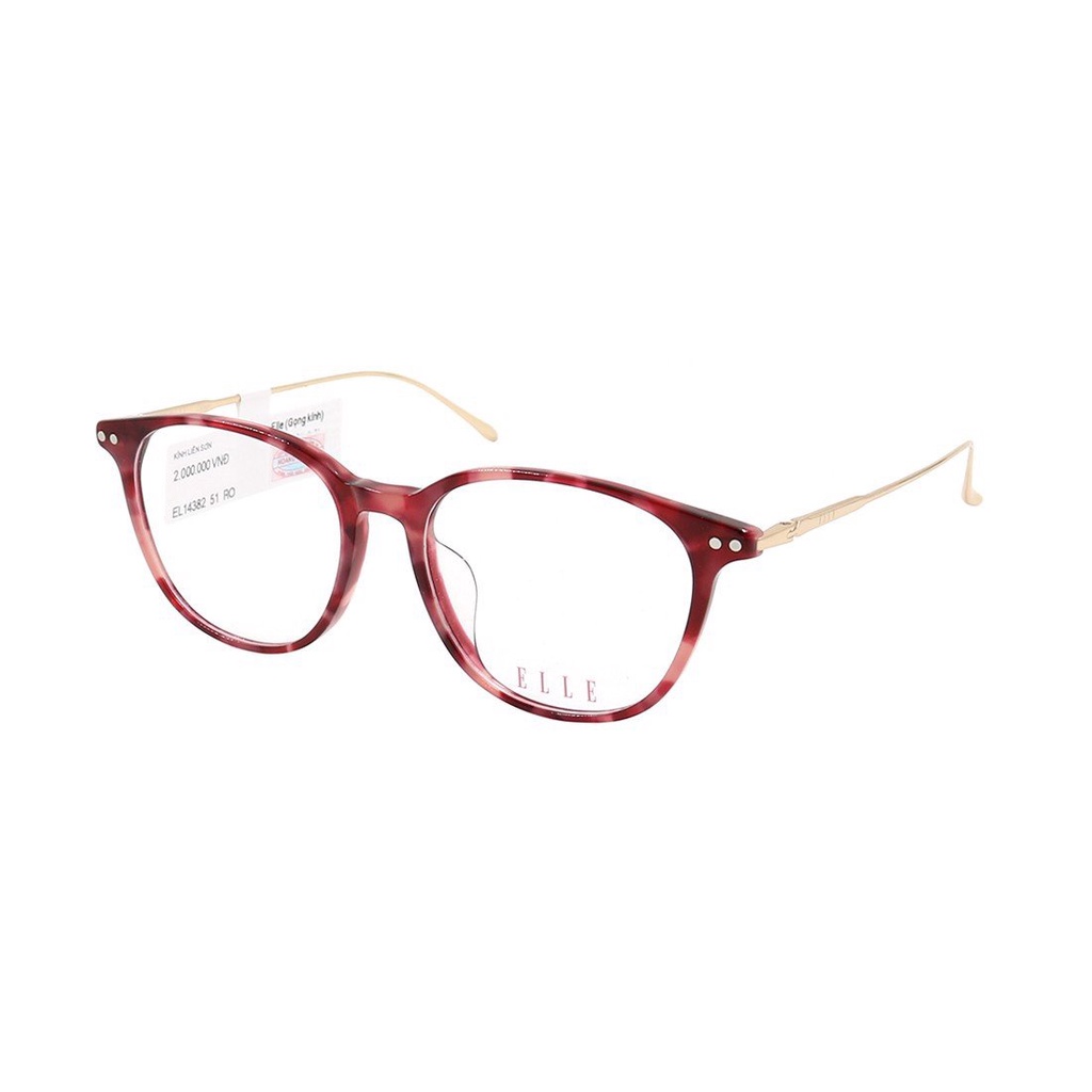 Gọng kính Elle EL14382 RO chính hãng Korea, bảo hành toàn quốc