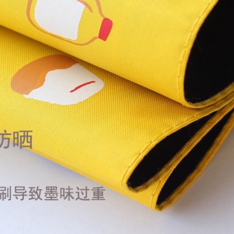 Ô che mưa che nắng chống tia uv vải dù,Chiếc ô dễ dàng gấp gọn hoa văn gấu bắt mắt